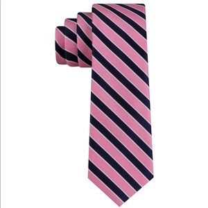 Tommy Hilfiger Big Boy's Neck Tie Pink Blue One Size Ethan Striped - Boy Kids
